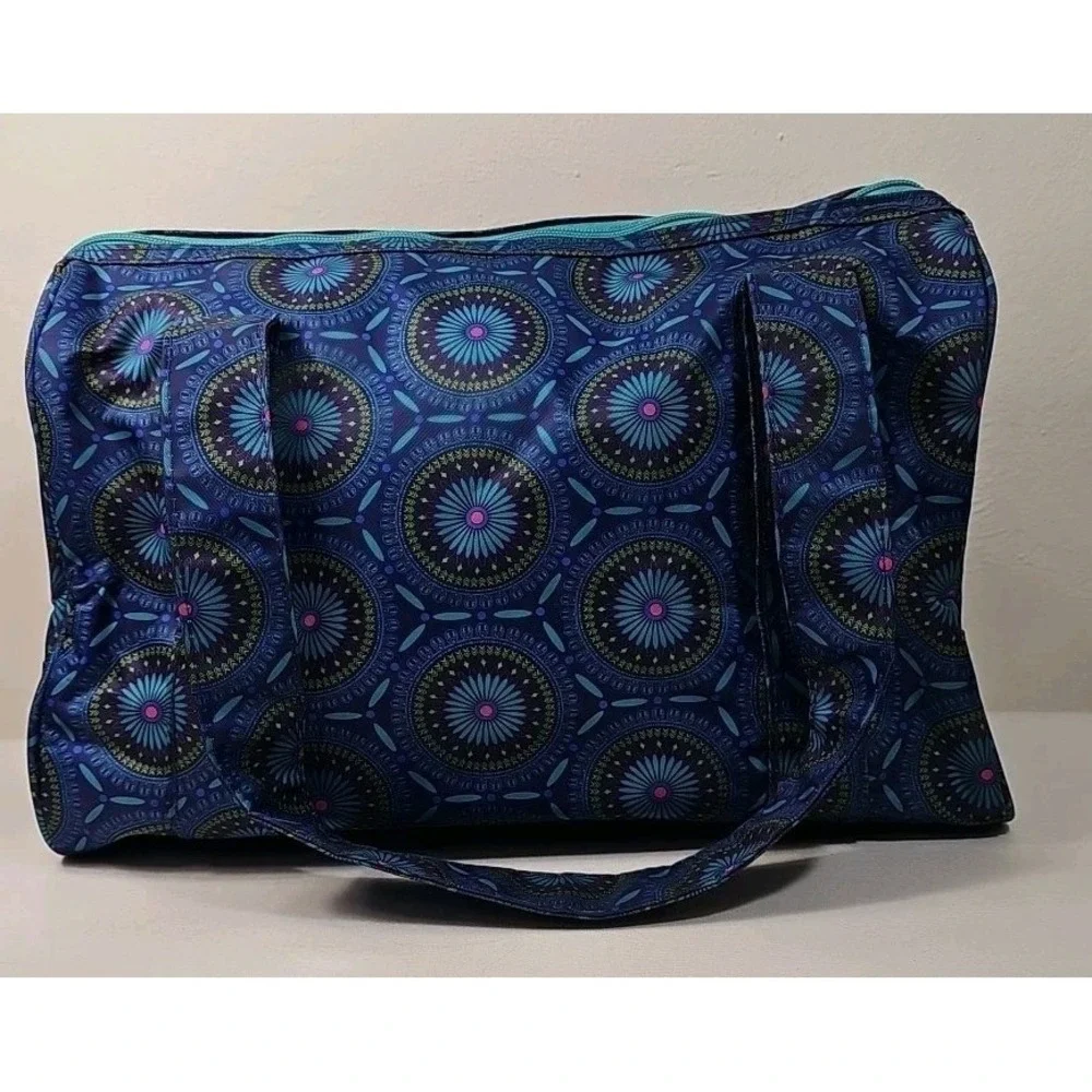 Caboodles Bag Large Make Up Nylon Colorful Carry On Travel - Crafts - EUC‎